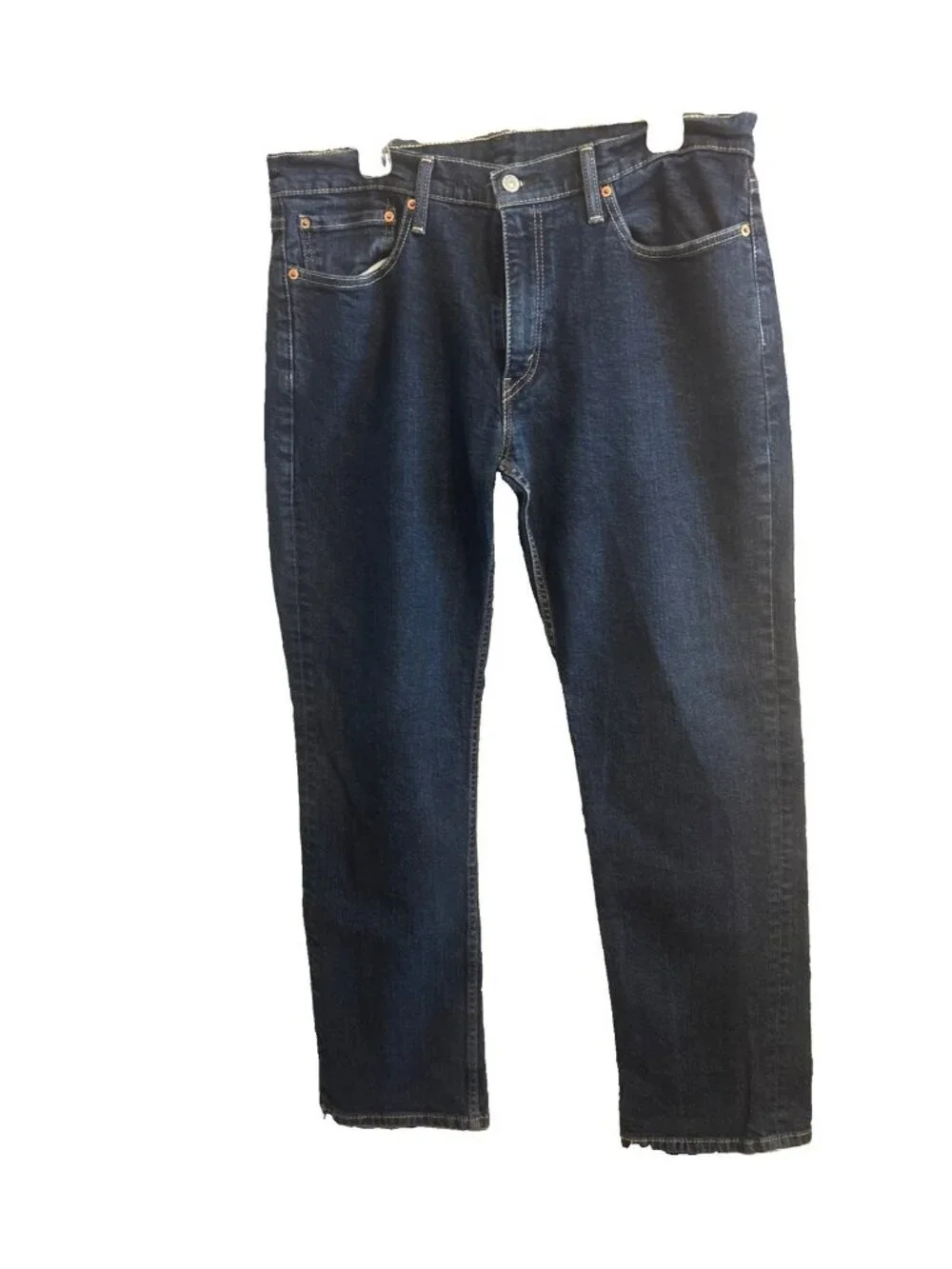 Levi's 514 Size 36x32 Blue Denim Jeans Regular Fit Straight Leg Red Tab